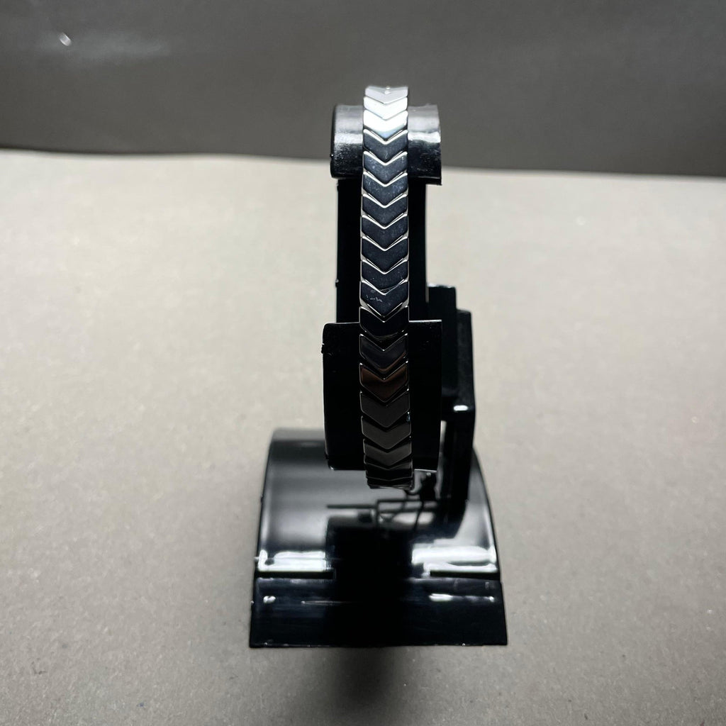 Chevron Bracelet– Silver Colour